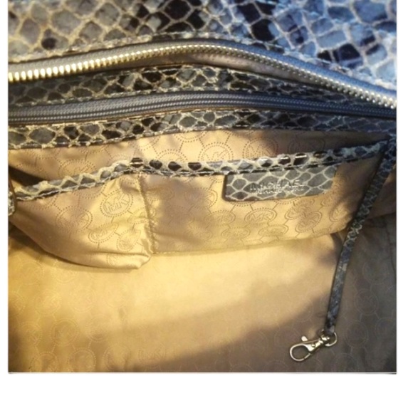 Michael Kors Selma Limited Edition Leather Python Crossbody - Picture 12 of 14